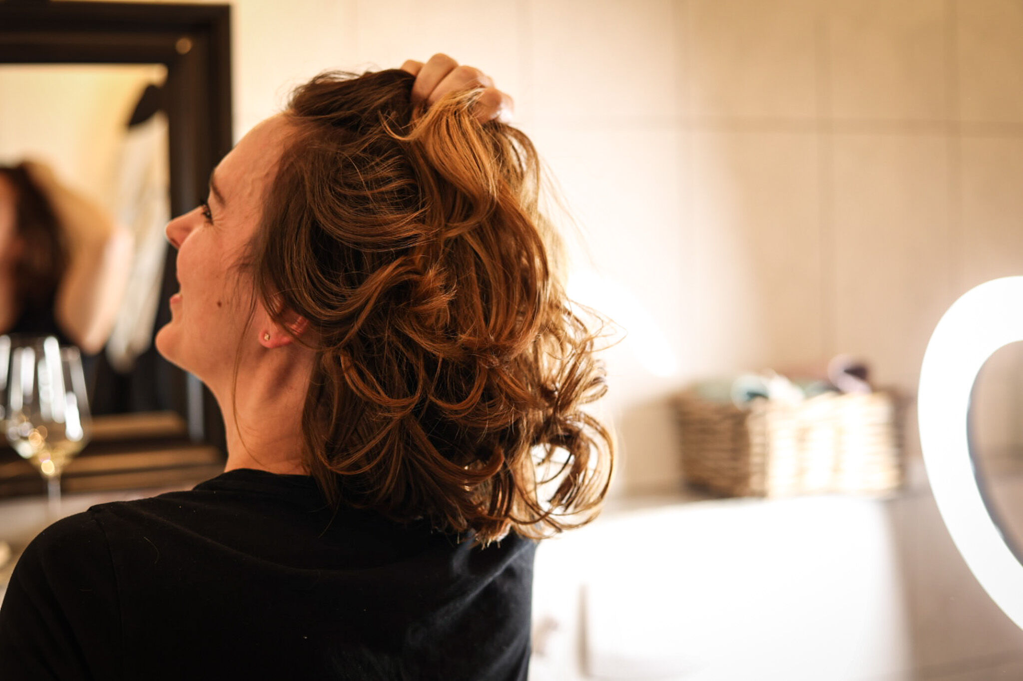 You can see the curls with the Shark FlexStyle.